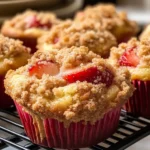 Strawberry Cream Cheese Muffins with Streusel Crumb Topping