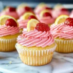 Strawberry Lemonade Cupcakes