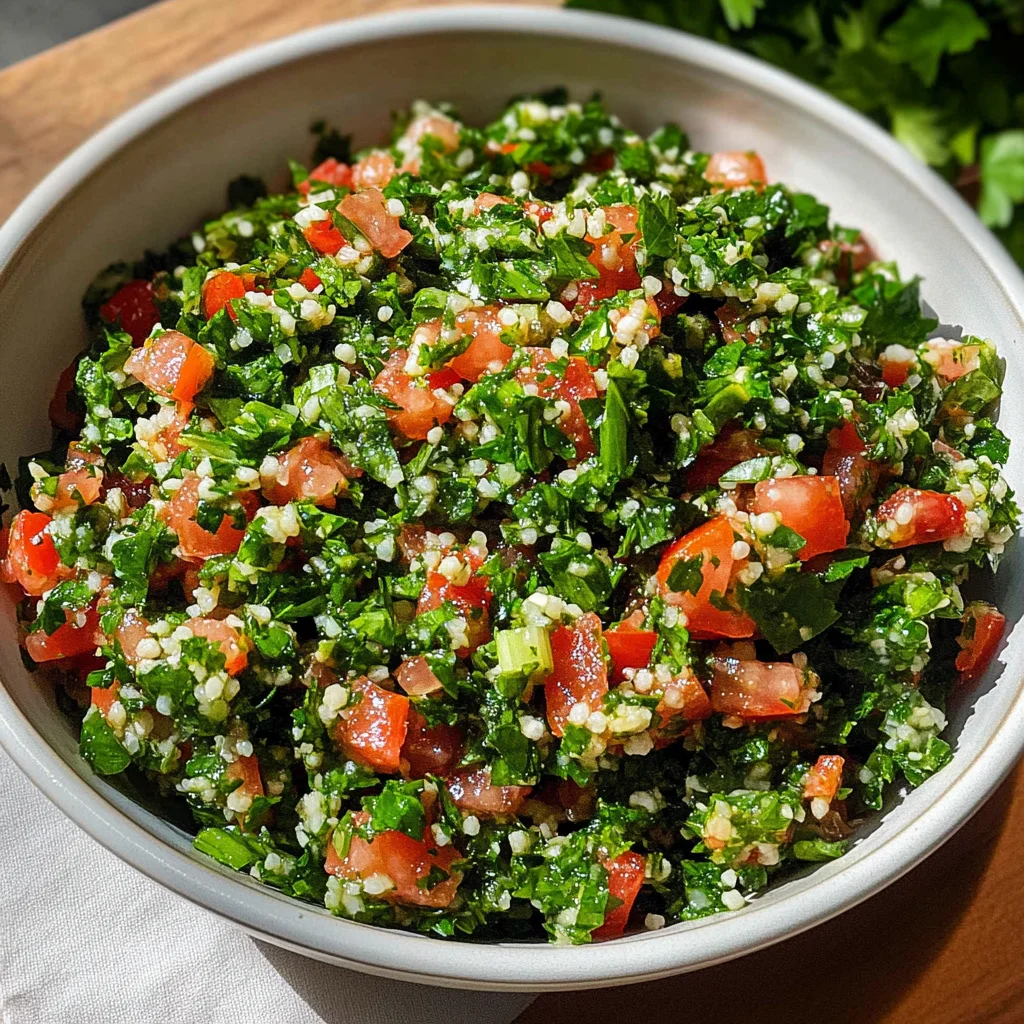 Tabouli Salad Recipe (Tabbouleh)