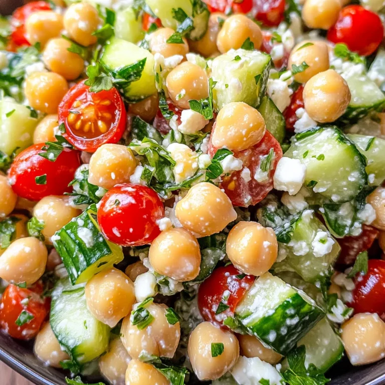 Tzatziki Chickpea Salad