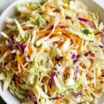 Vinegar Coleslaw Recipe (No Mayo Coleslaw)