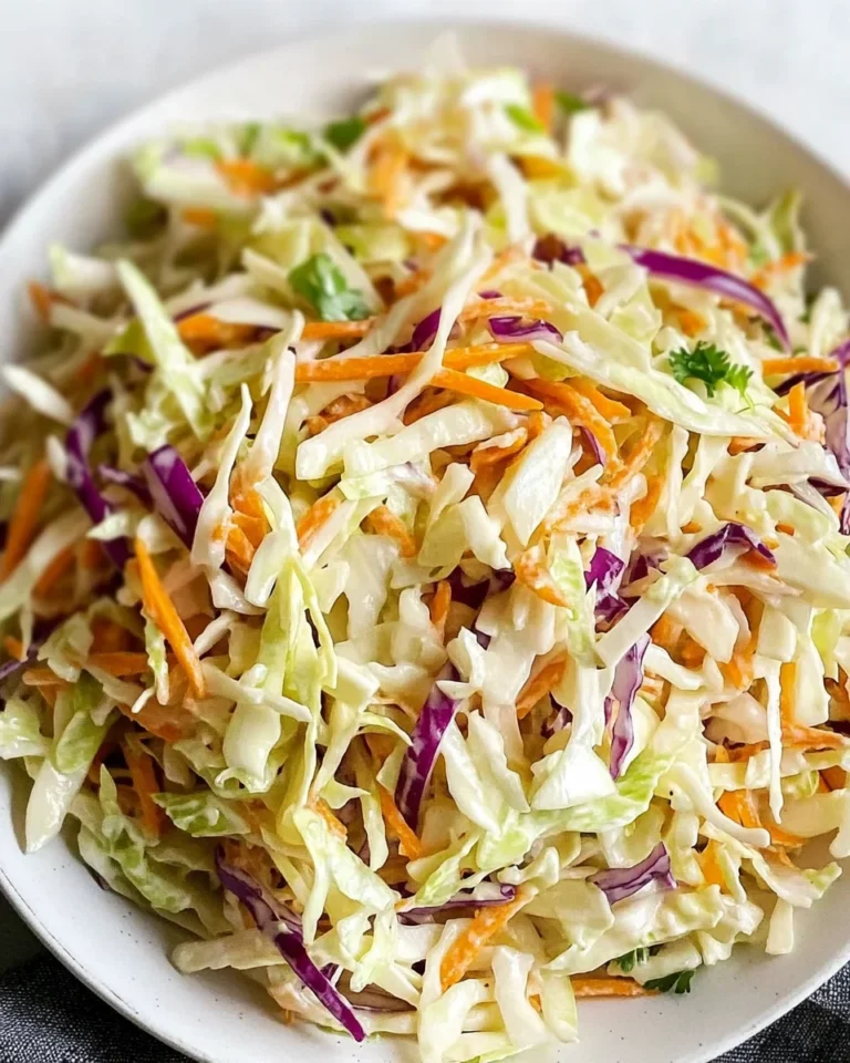Vinegar Coleslaw Recipe (No Mayo Coleslaw)