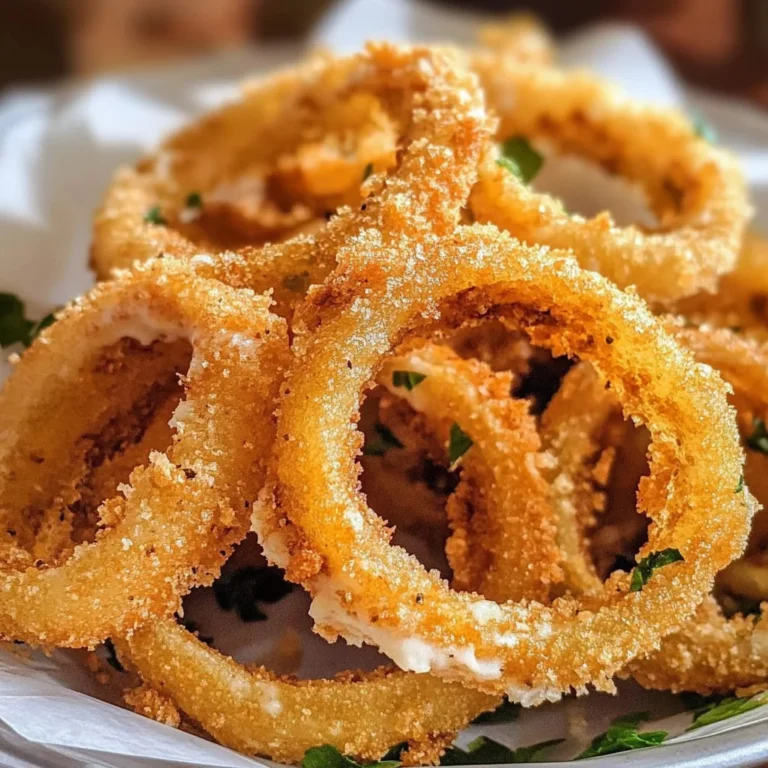 Viral High-Protein Keto Onion Rings Hack (No Breadcrumbs, No Frying!)