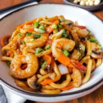 Yaki Udon with Shrimp