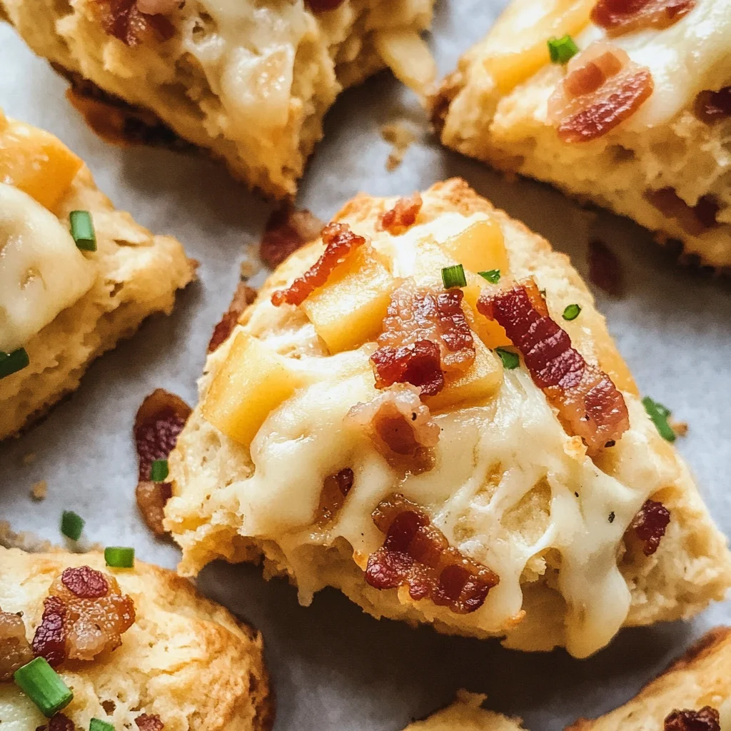 Air Fryer Apple Cheddar Bacon Scones