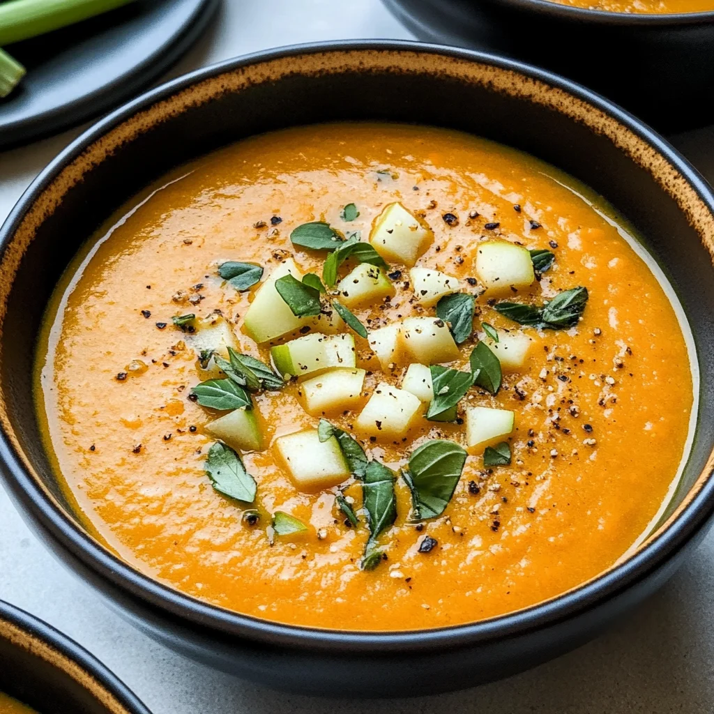 Apple Carrot Ginger Soup