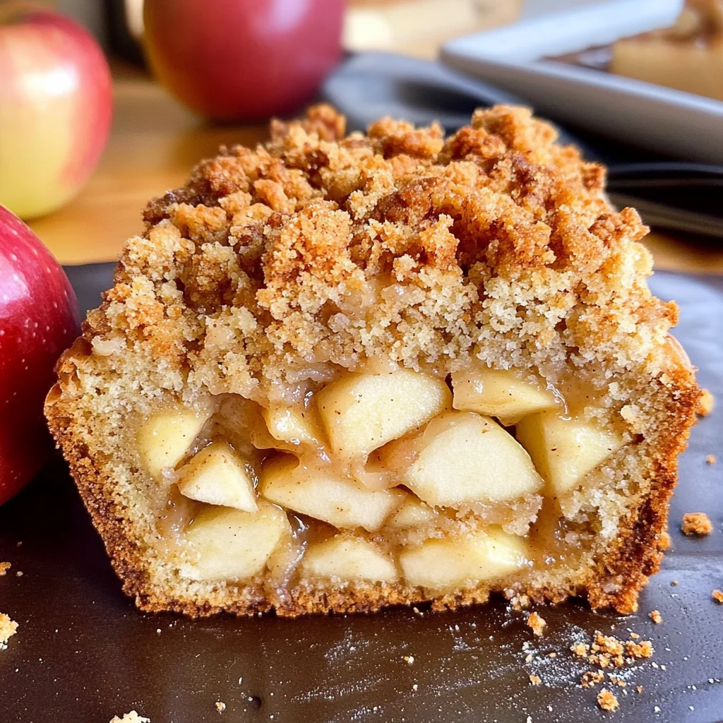 Apple Crisp Cheesecake Bread