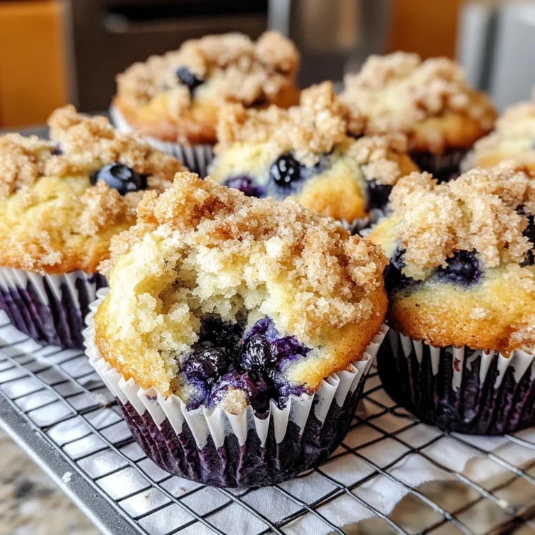 Bakery Style Blueberry Muffins