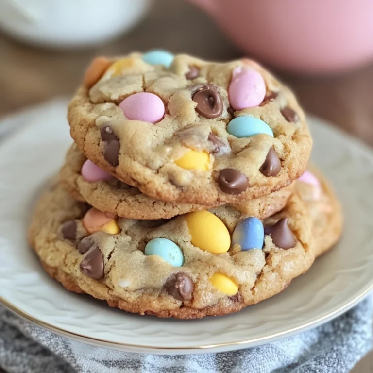 Cadbury Mini Egg Cookies with Brown Butter