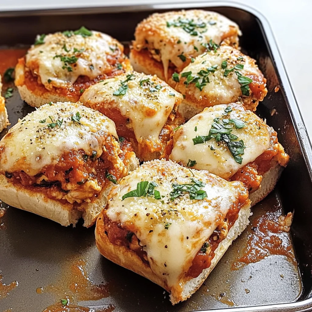 Chicken Parmesan Sliders