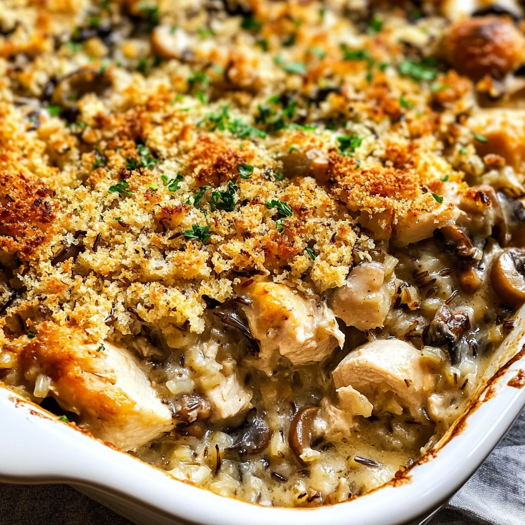 Chicken and Wild Rice Casserole