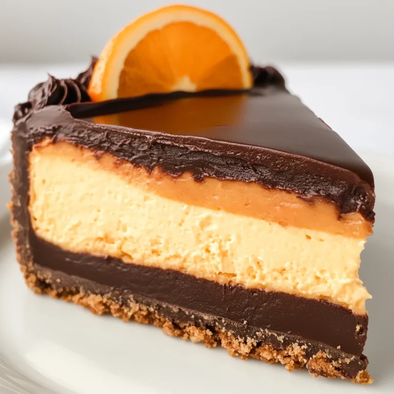 Chocolate Orange Cheesecake