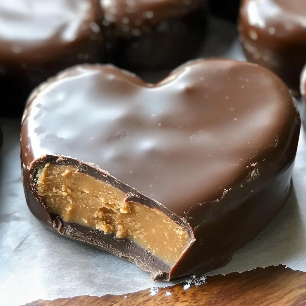 Chocolate Peanut Butter Valentine’s Heart