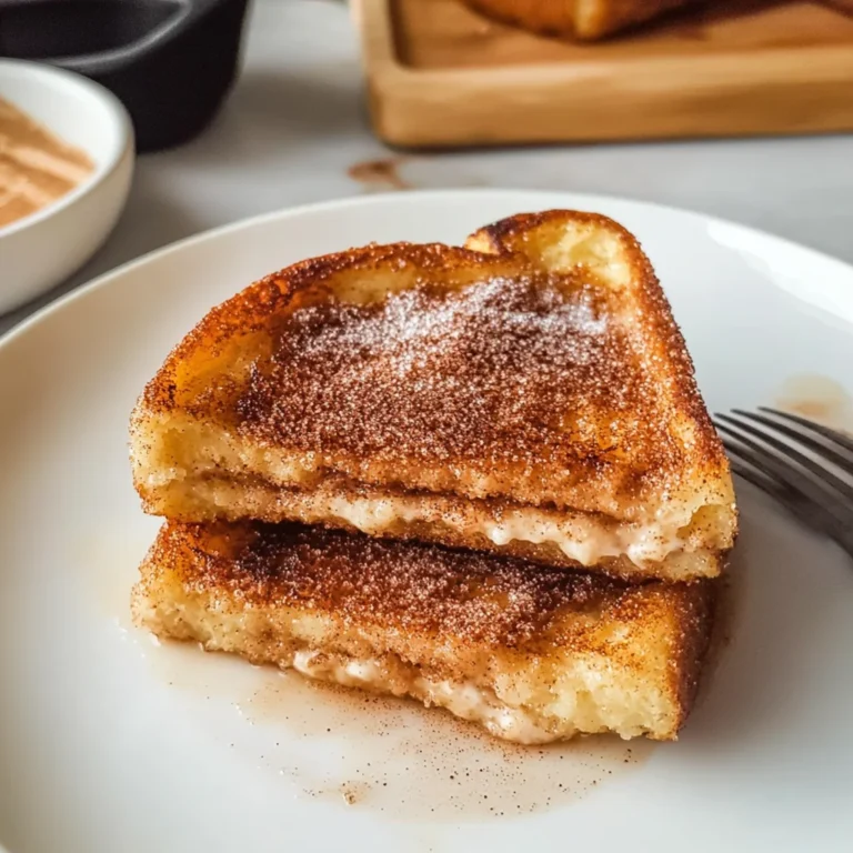 Churro Stuffed French Toast with Cinnamon Sugar