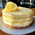 Creamy Lemon Cheesecake Cake