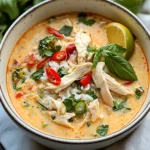 Crock Pot Thai Ginger Chicken Soup