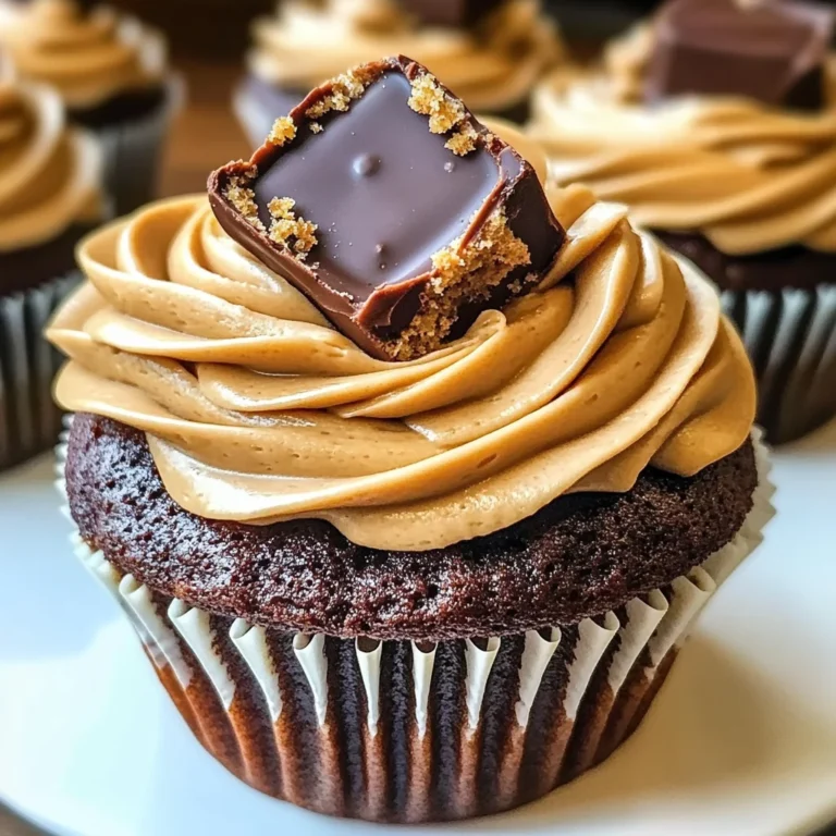 Delectable Reese’s Peanut Butter Cupcakes