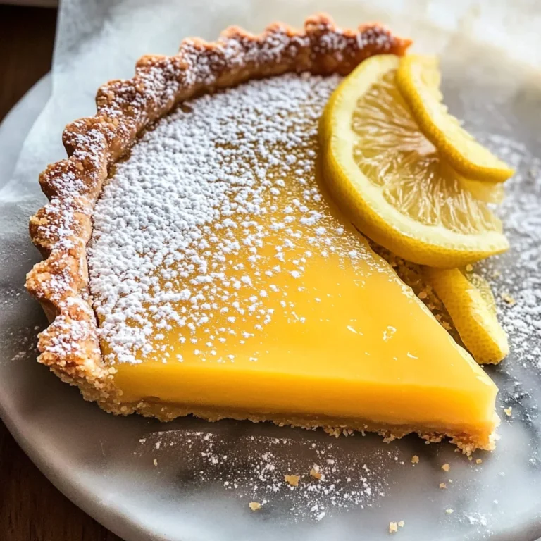 Easy Lemon Tart Recipe