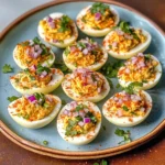 Elote Deviled Eggs