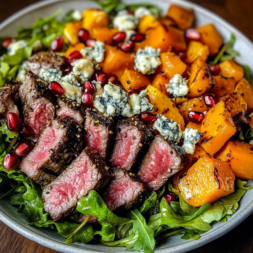 Fall Harvest Steak Salad