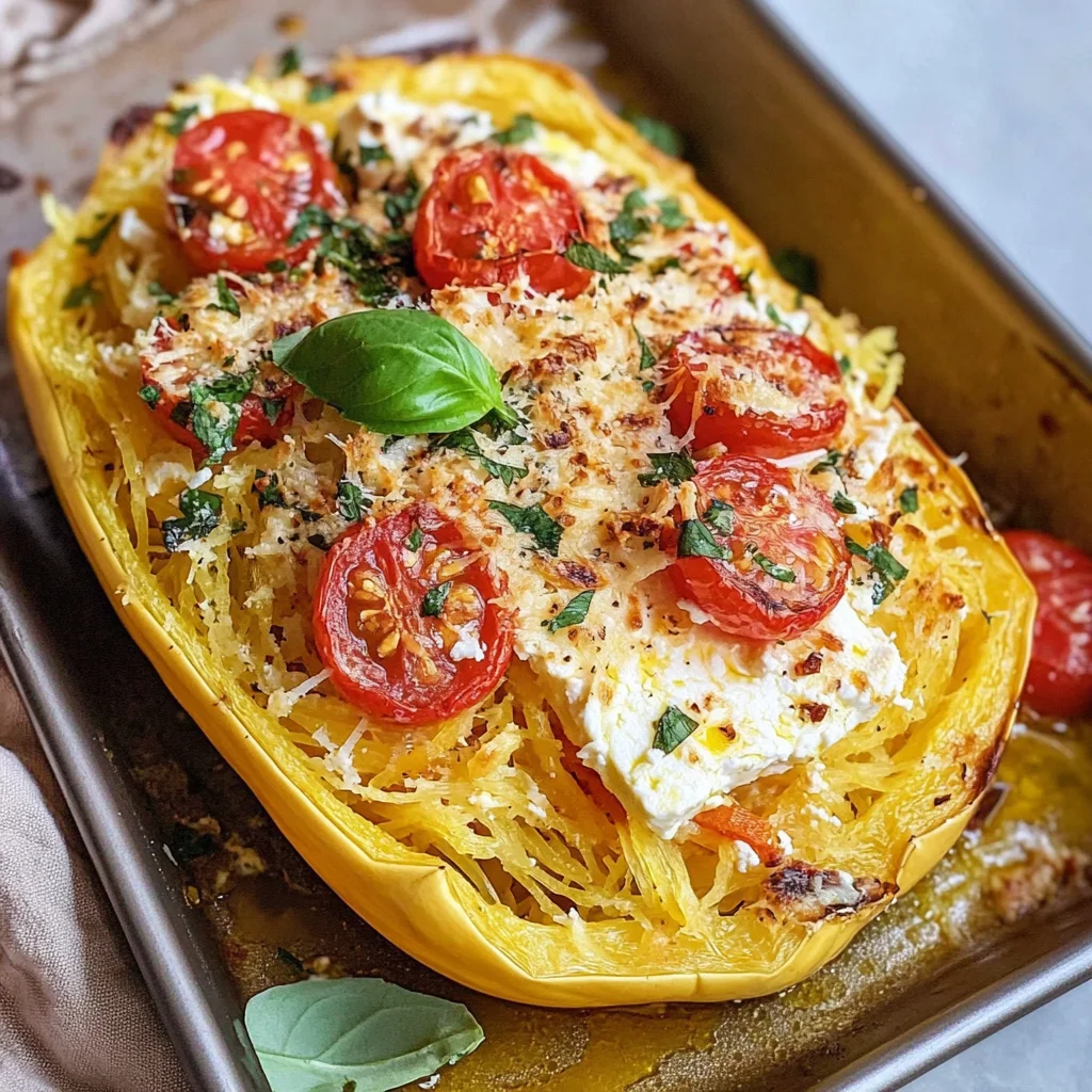 Feta Spaghetti Squash