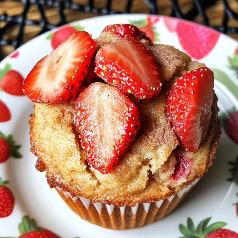 Fresh Strawberry Muffins