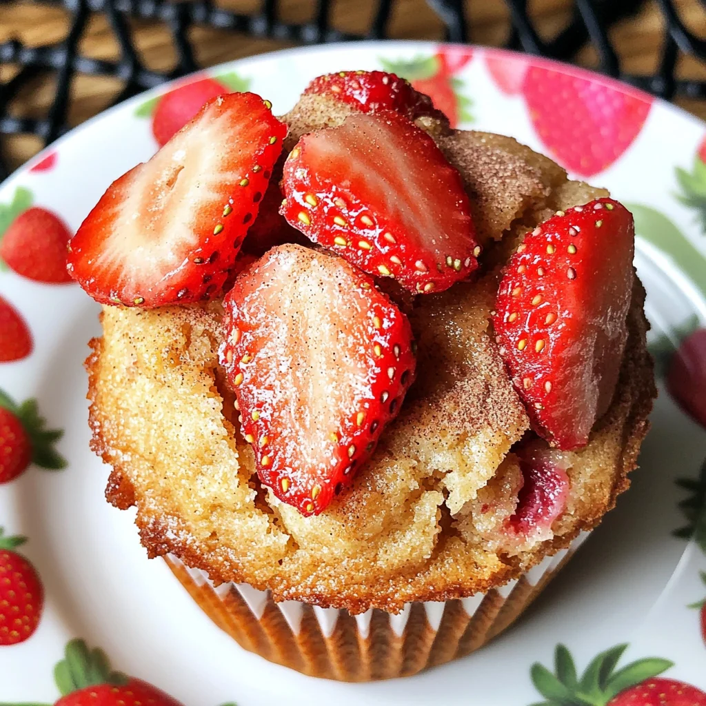 Fresh Strawberry Muffins