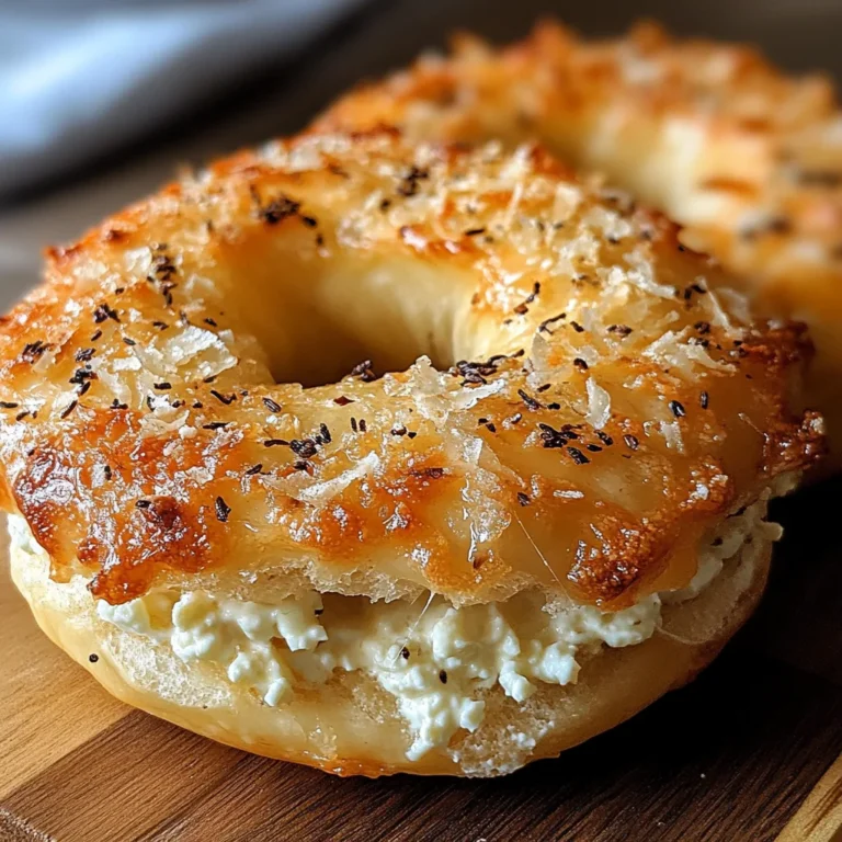Garlic-Parmesan Cottage Cheese Bagels – Soft, Chewy & High-Protein