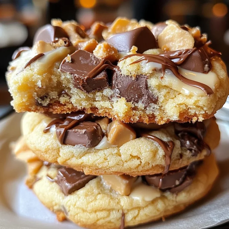 Gooey Reese’s Cheesecake Cookies Recipe