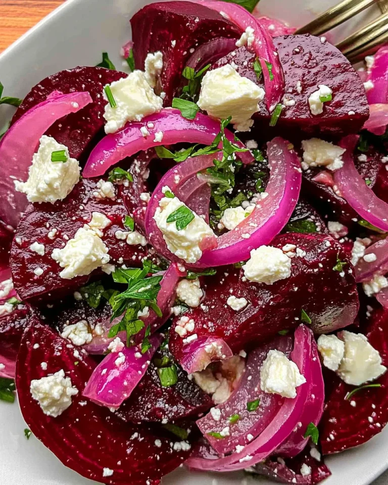 Greek Beet Salad (Patzarosalata)
