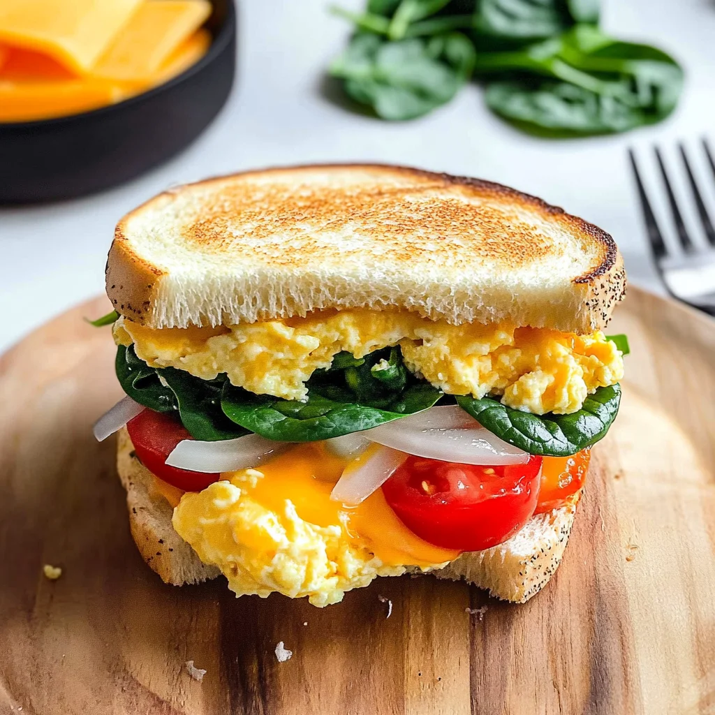 Healthy Breakfast Sandwich (A make-ahead recipe)