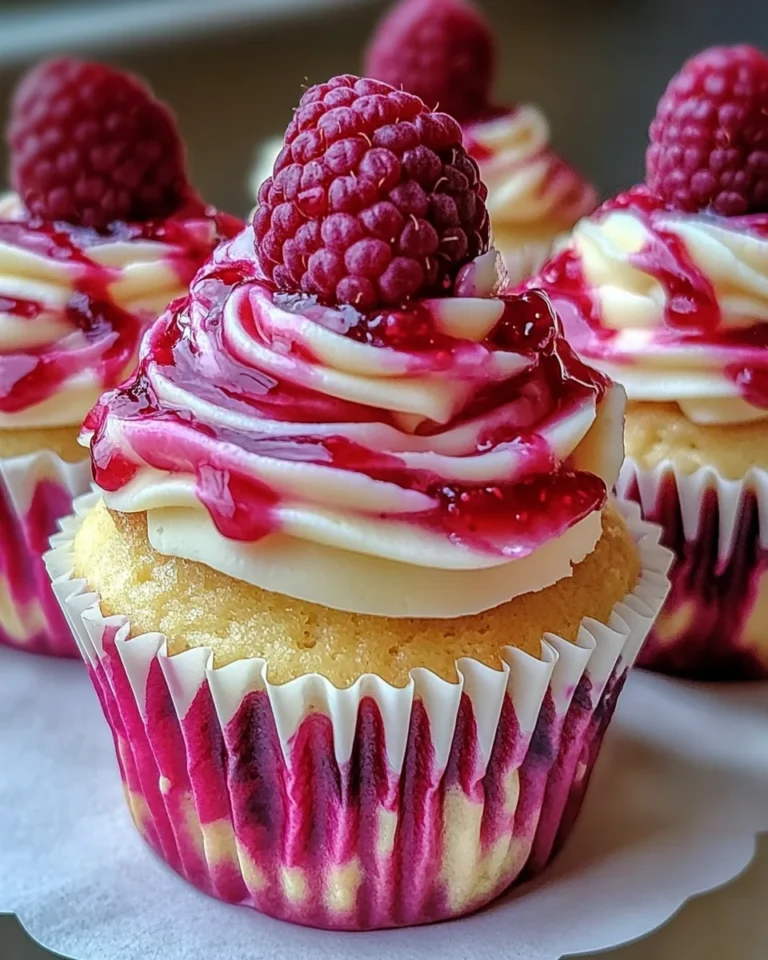 Heavenly Raspberry Cheesecake Cupcakes Recipe