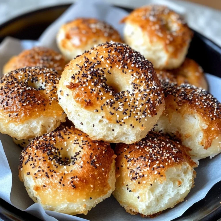 High Protein Bagel Bites- Two Ways