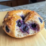 High Protein Blueberry Bagels