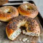 High Protein Cottage Cheese Bagels