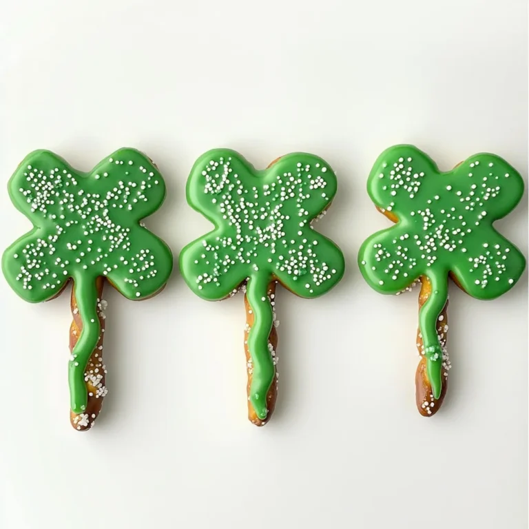 How to Make Pretzel Shamrocks