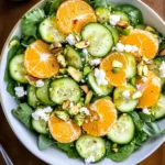 Irish Flag Clementine Cucumber Salad