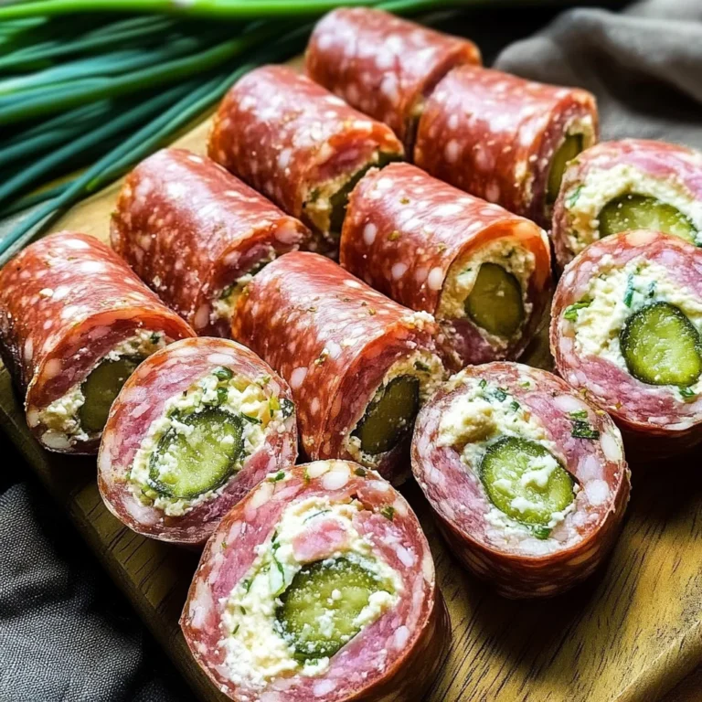 Irresistible Keto Salami Roll-Ups for Easy Snacking