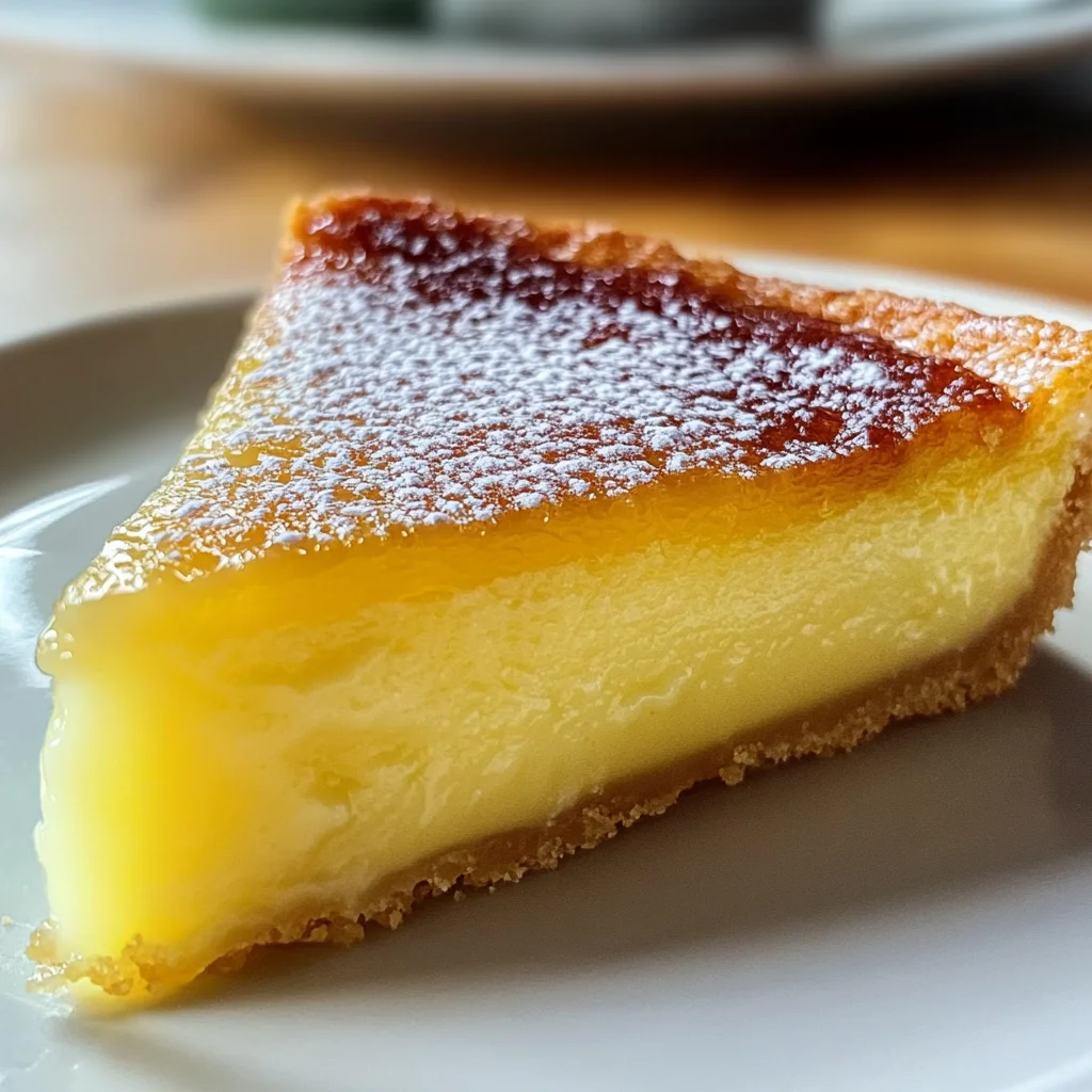 Italian Grandma’s Lemon Custard Cake – Classic Recipe