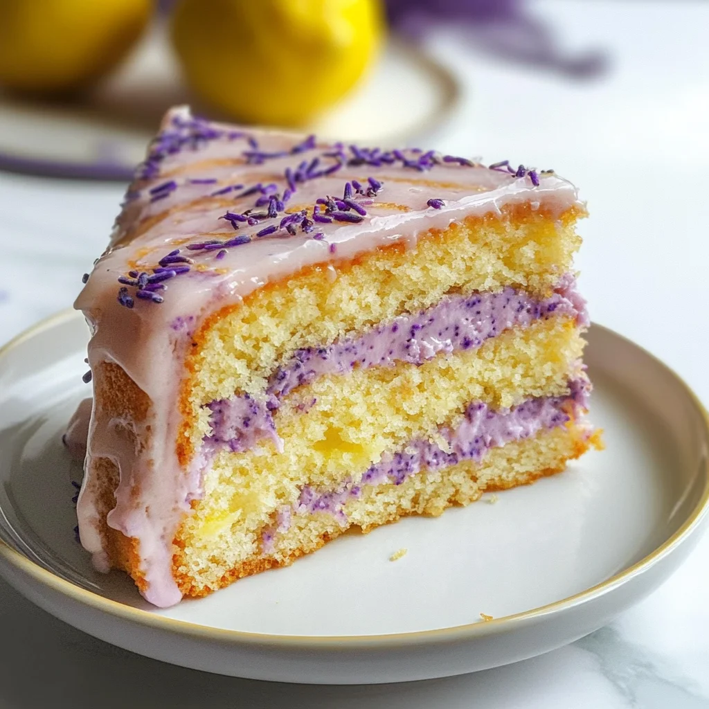 Lemon Lavender Cake Recipe