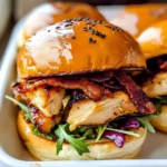 Maple Chicken & Bacon Sliders