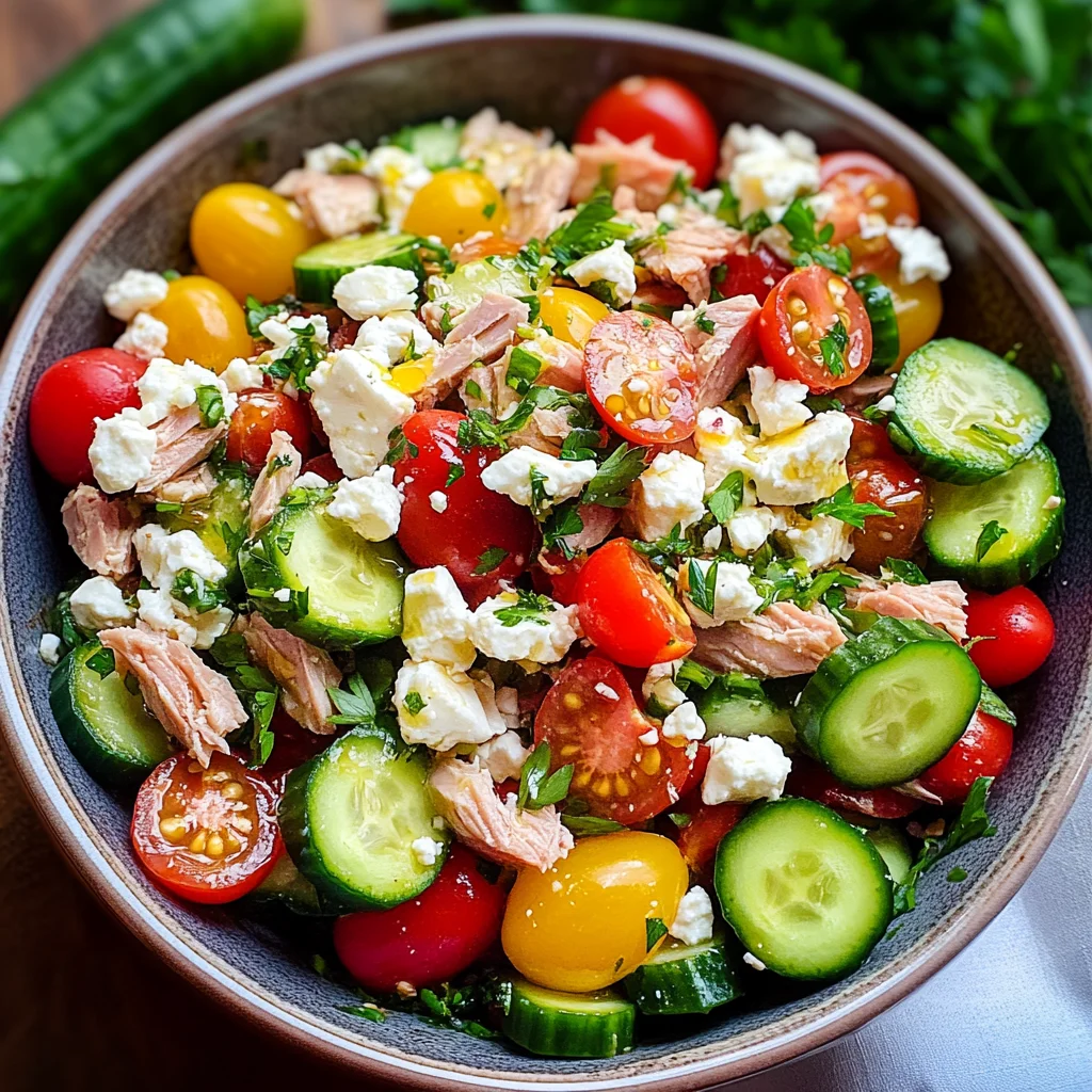 Mediterranean Tuna Salad
