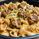 One-Pot Creamy Cajun Meatball Pasta: Easy & Flavorful Recipe