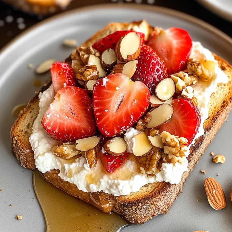 Ricotta Honey Toast