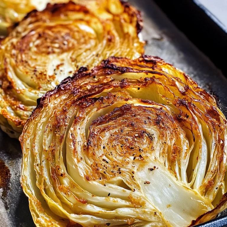 Roasted Cabbage Steaks Recipe