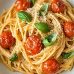 Roasted Tomato and Garlic Ricotta Pasta
