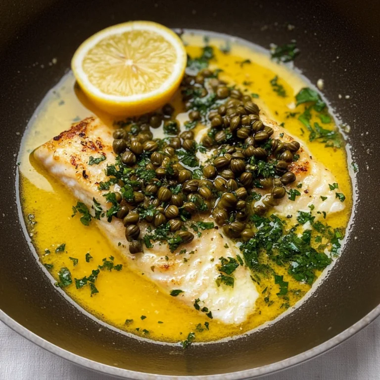 Simple Lemon Caper Sauce