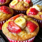 Strawberry Banana Muffins