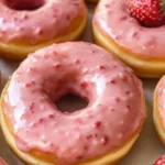 Strawberry Glazed Donuts
