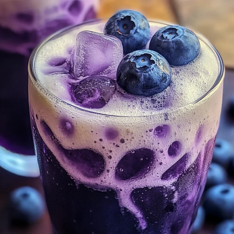 Sugar Free Blueberry Italian Cream Soda